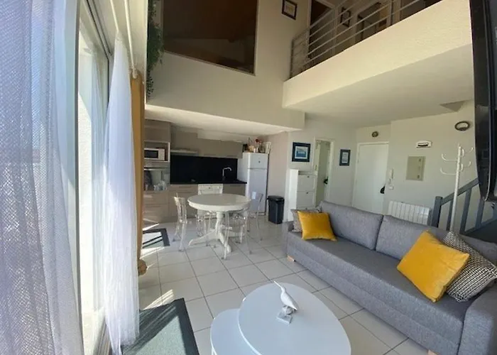 Duplex Pour 6 Avec Vue Ocean, Balcon Et Garage Privatif - Fr-1-494-131 Apartman